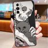 Phone Case For Motorola Edge 50 40 Pro 60 50 40 30 Ultra Neo Fusion Moto G85 G72 G53 G54 G84 G13 G32 Cartoon Skeleton Skull Cat