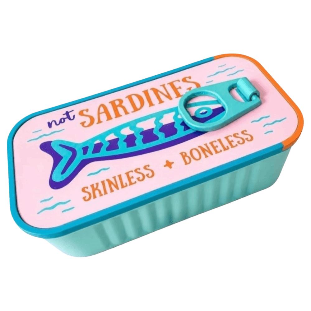 Scatola Portagioie in Stagno di Sardine Stampata in 3D Organizer Espositore per Gioielli Durevole Scatola Regalo