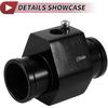 1 Set Car Water Coolant Temperature Sensor Adapter Joint Pipe Radiator Sensor Adaptor 28mm Black
