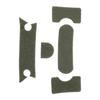 5 Stück Klettverschluss für Helm Universal DIY Verdicken Grün Helm Klettverschluss Set für MICH