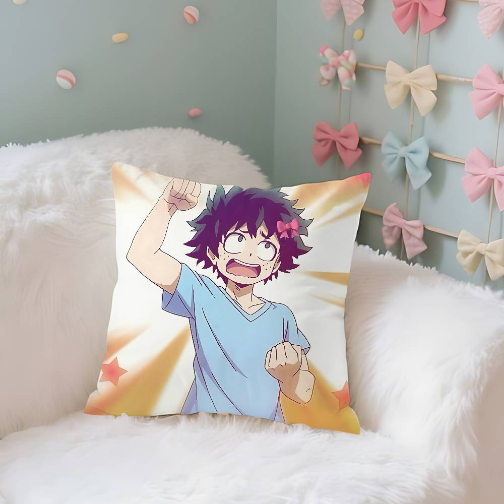 Cute Iizuku MidoriyaS Kawaii Throw Pillow Covers Pattern Cushion Cover Suitable For Sofa Bedroom Car Pillow Cover