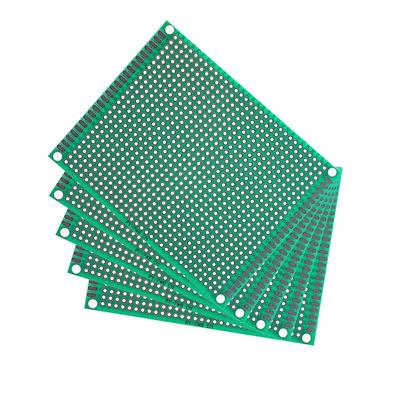 5 STÜCKE 7*9 CM Doppelseitige Leiterplatte Grün DIY Hauptplatinen Prototyp Pcb Universal-Board