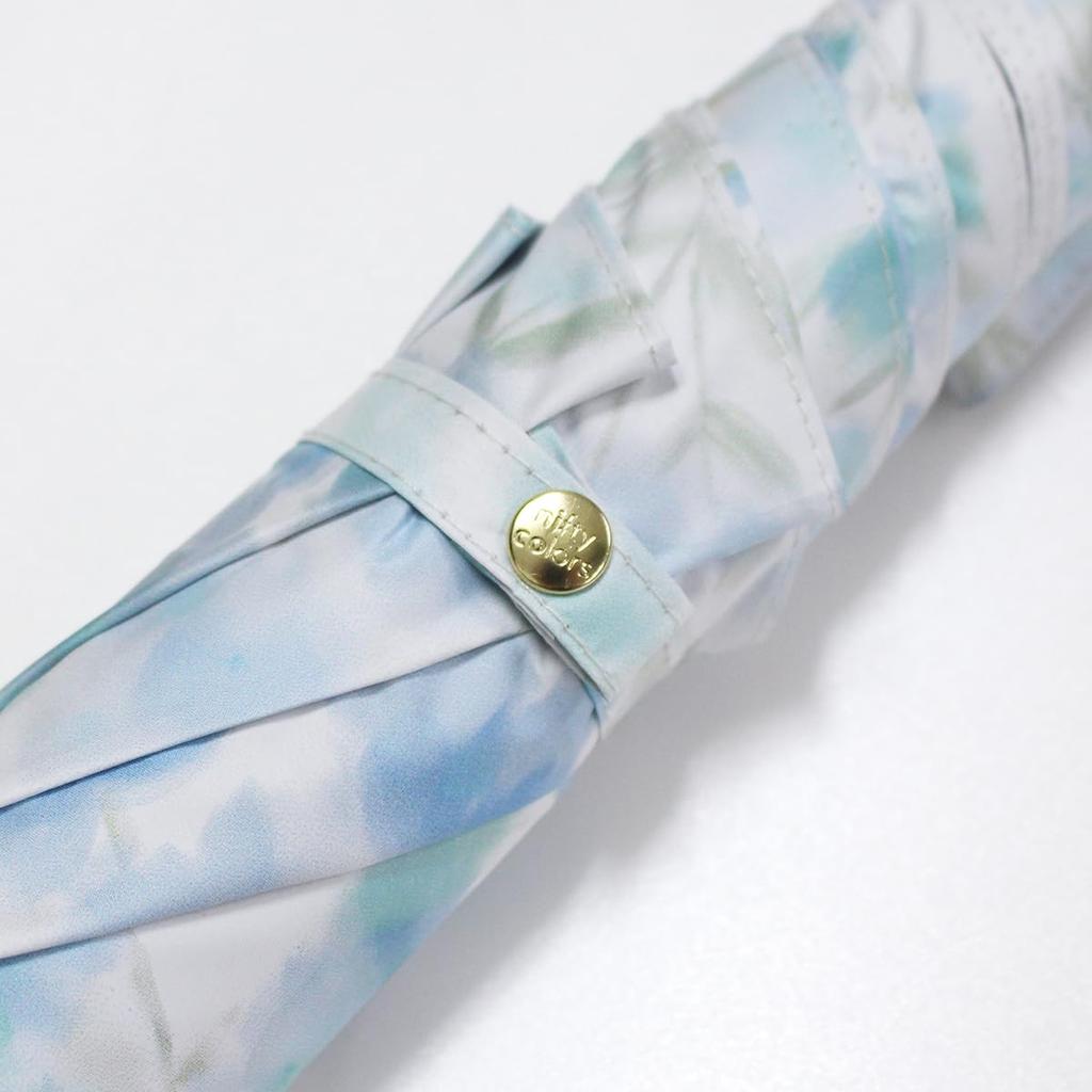 Nifty Colors Folding Cynthia Slender 2478OF Umbrella, Light-Shielding Mini,