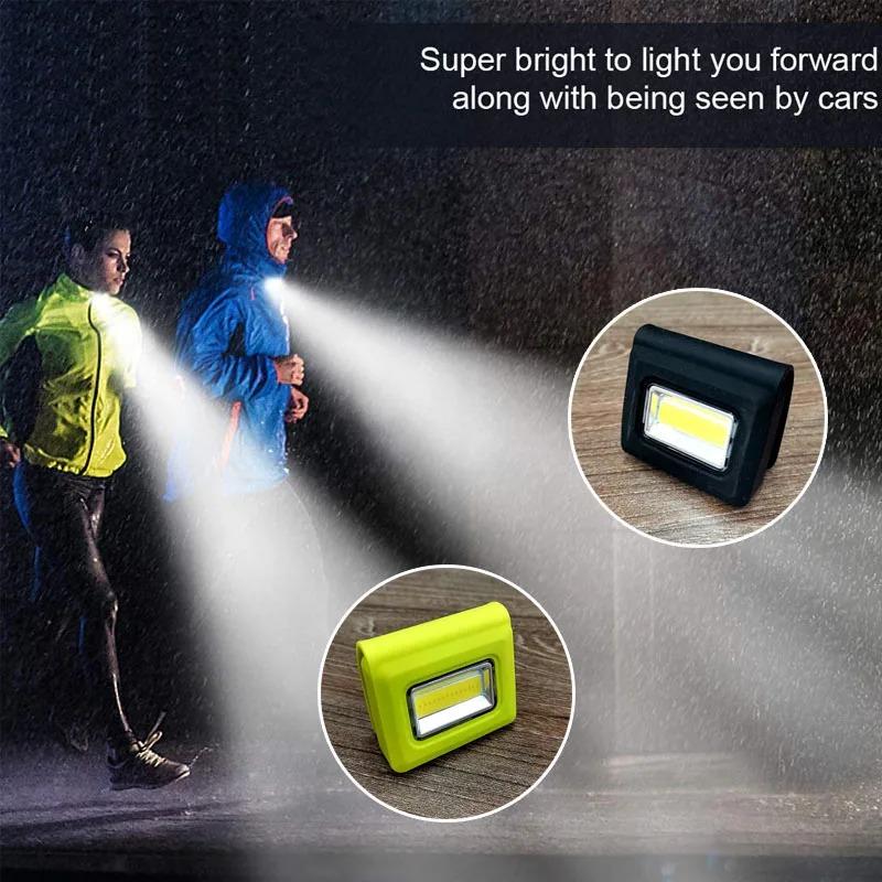 LED Safety Lights Run Light Outdoor Backpack Camping Silicone Clip Mode Walking Lamp for Night Portable Magnetic Emergency Light 5