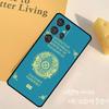 Kazakhstan Flag Phone Case For Samsung Galaxy S25 S24 Ultra S9 S10 S20 S22 S21 Plus S23 FE Back Cover Shell