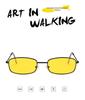 Korean Fashion Retro Square Sunglasses 182 – Versatile Ocean Lens Street Style