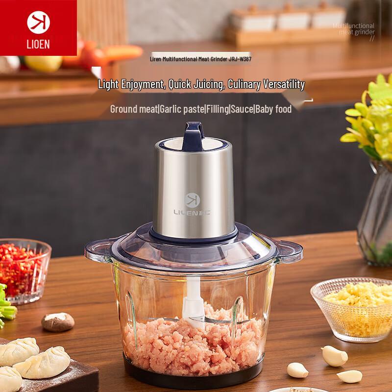 Liven Electric Multi-functional Food Processor & Meat Grinder CN plug (adapter included)