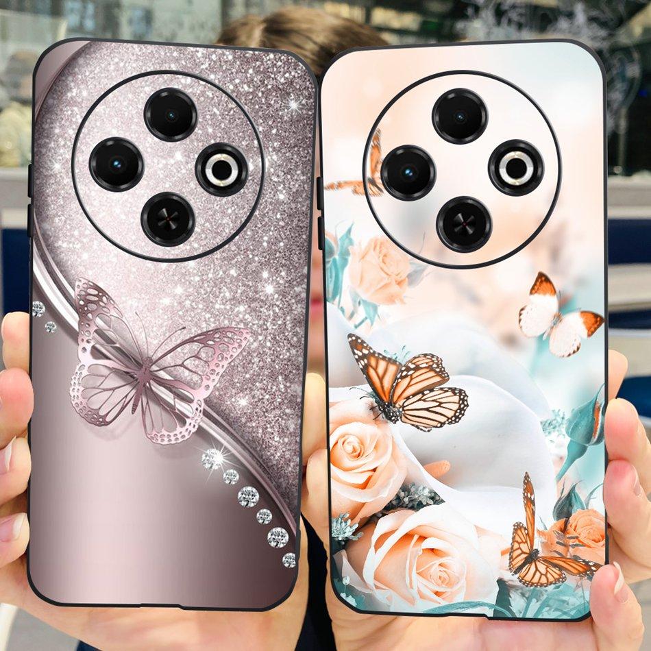 For Tecno Spark 30C Phone Case Spark30C 4G KI5 KI5n Elegant Printing Soft Silicone TPU Cases