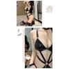 Sexy Lingerie Sexy Open Gear Free Sm Conditioning Sexy Chain Tied Queen Neck Leather Jacket Women's Uniform Temptation