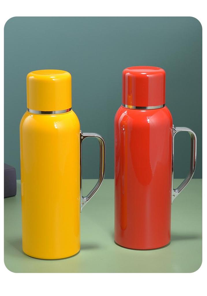 Maternal & Infant 316 Stainless Steel Thermos Pot with Smart Temperature Stewing and Portable Tea Infuser.