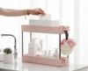 Bathroom & Kitchen Multi-layer Floor-standing Storage Trolley Shelf