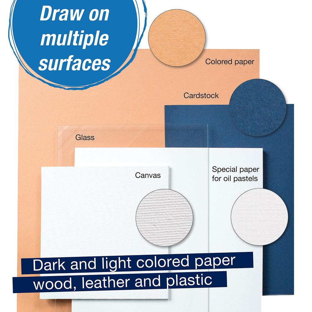 Faber-Castell Oil Pastels, 24-Color Set, Paper Box, 127024 [Official Japanese Product]