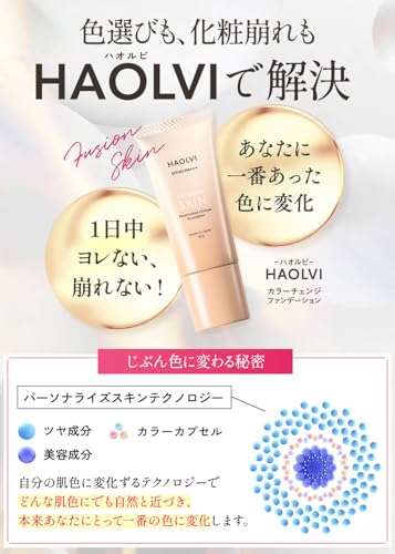 Recommended beauty experts HAOLVI Foundation is cream that serves as makeup base sunscreen. It comes 20g tube.