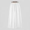 INCERUN Men Drawstring Elastic Waist Flimsy Drapey Casual Long Wide Leg Pants Trousers