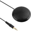 Conference Microphone 3.5mm Desktop Computer Mic for Computer Desktop and Laptop 360° Omnidirectional Condenser Mic for Online Meeting/Class, Skype,