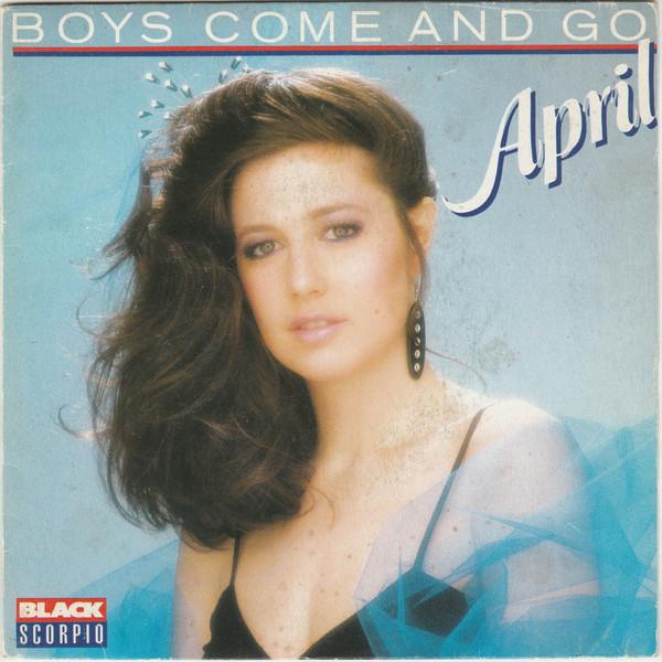 7inch Record APRIL JAFFE - Boys Come And Go SCM1253 Black Scorpio 1985 France Dance & Electronica Used