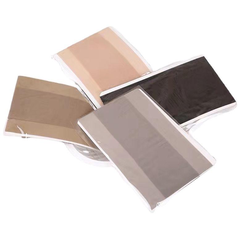 Black Silk Ultra-Thin Butterfly Crotch Pantyhose 10D