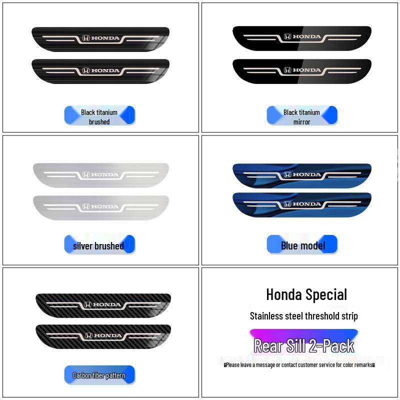 Накладка на порог Honda XRV eNS1 eNP1 из нержавеющей стали