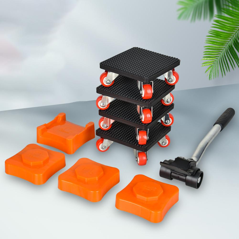 4PCS Furniture Dolly Furniture Movers Furniture Movers With 360° Rotation & Adjustable Height,Carbon Steel Home Improvement