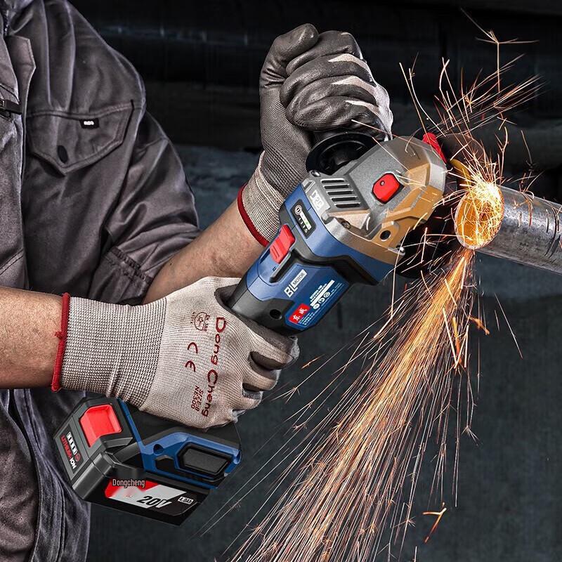 Dongcheng DCSM04-100E 20V Brushless Cordless Angle Grinder CN plug (adapter included)