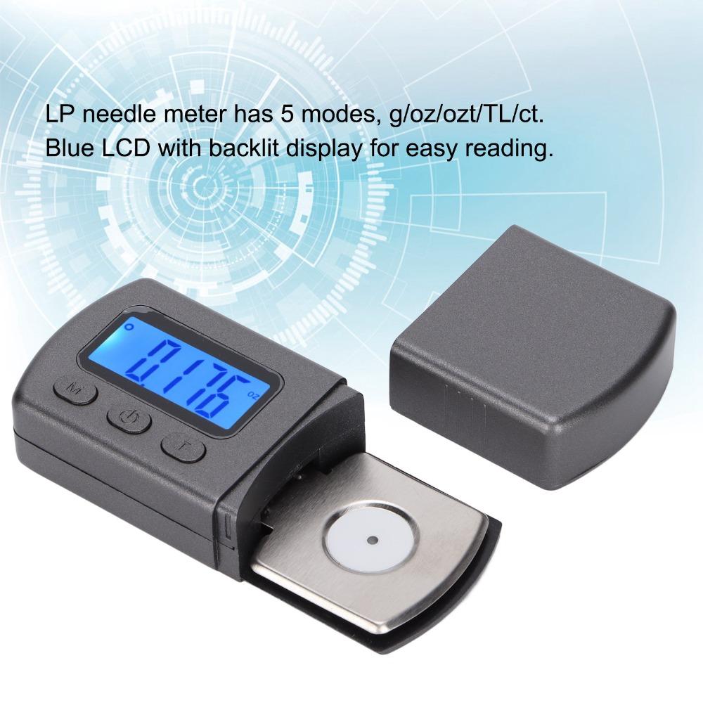 Digital Display Tracking Force Pressure Gauge for Tonearm Phono Cartridge Phono Cartridge Setup