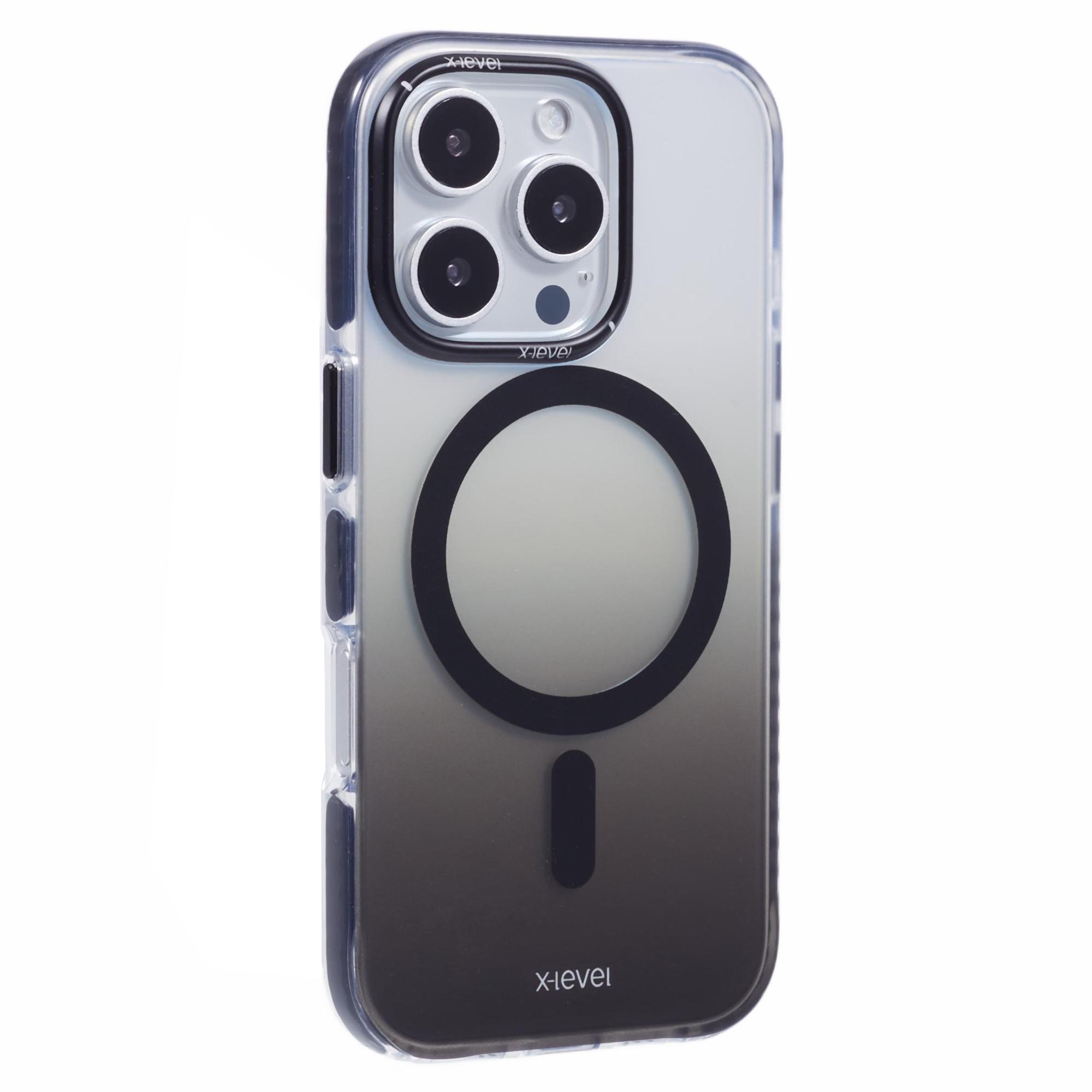 X-LEVEL For iPhone 16 Pro Case Compatible with MagSafe TPU Gradient Phone Cover A