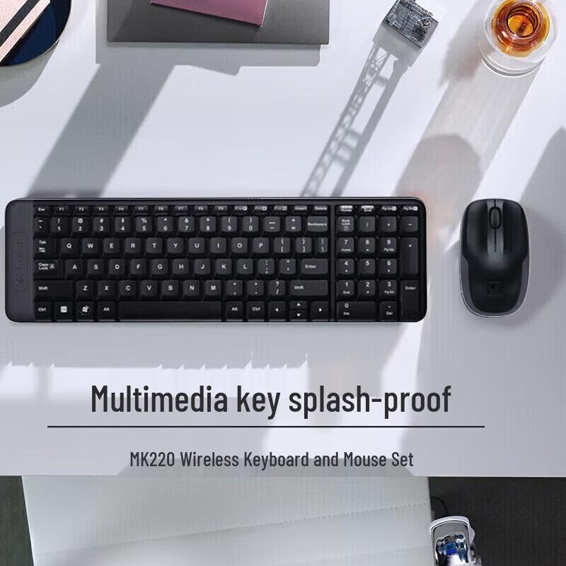 Logitech MK220 Wireless Keyboard and Mouse Combo