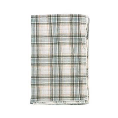 Elkate Women's Scarf Thin Cotton Trans-Seasonal Check Muffler LNM230