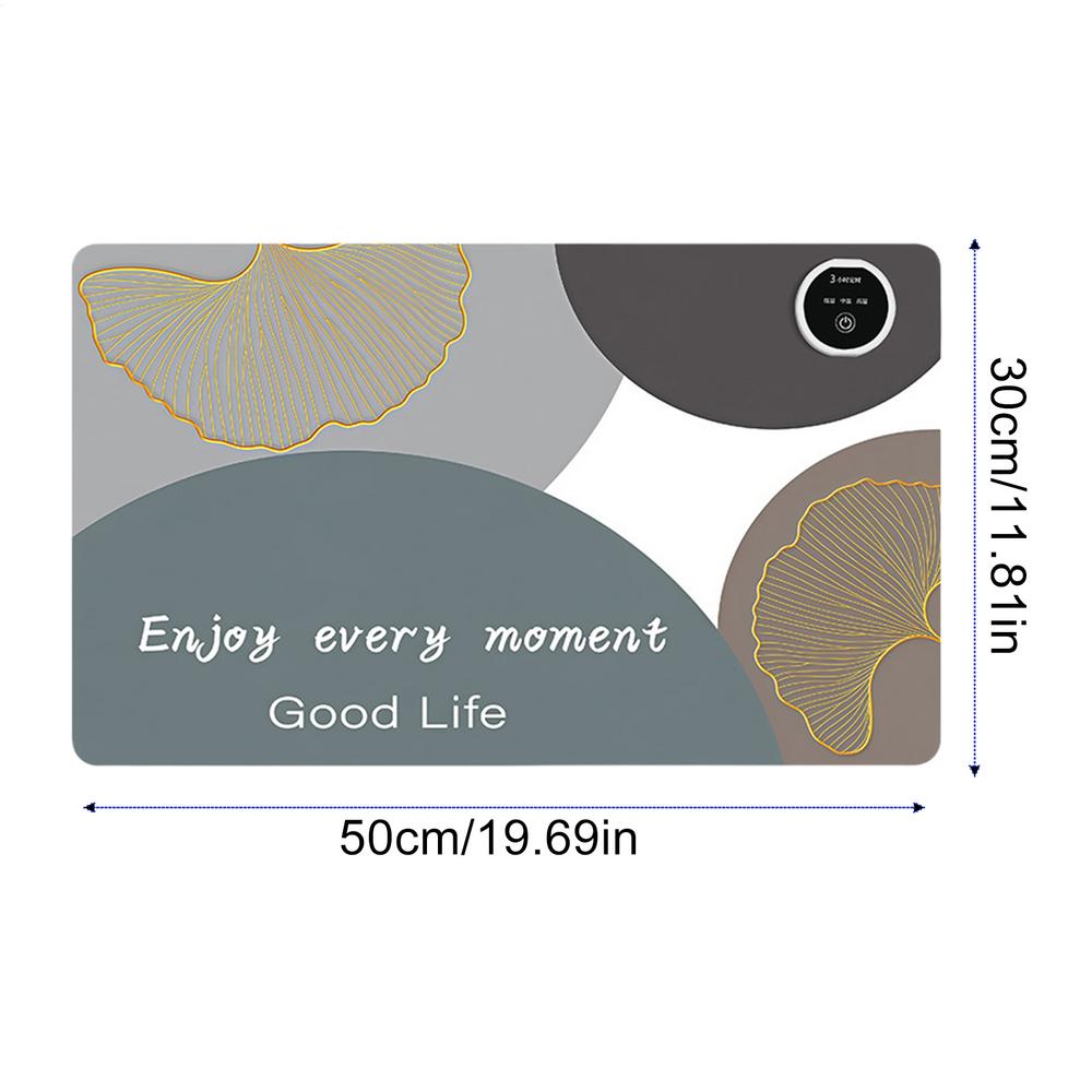 

Electric Foot Warmer Electric Warmer Mat 3 Levels Auto Shut Off Foot Heating Pad For Cold Weather Home Study Basement Workplace