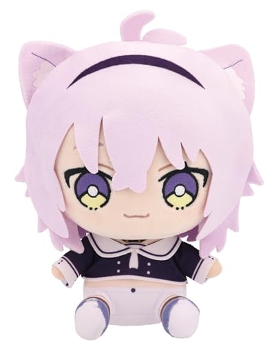 Nekomata Okayu Plush Toy in Muza Kachu Uniform Costume, Friends with U, Hololive Official Merchandise