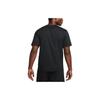 Nike Solid Color Logo Crew Neck Tee Men Tops Black DV9839-010