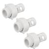 Hose Drain Plug Connector, Replacement 10184 for Round Swimming Pool, Garden Adapter with High Reliability, Compatibility, Plastic Material, Thread