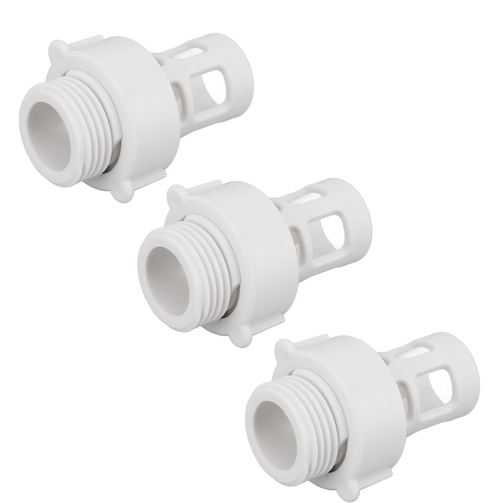 Hose Drain Plug Connector, Replacement 10184 for Round Swimming Pool, Garden Adapter with High Reliability, Compatibility, Plastic Material, Thread