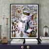 5D Diamant Malerei Weihnachtsmann voller Platz Kreuzstich Verkauf Diamant Stickerei Cartoon Mosaik Winter Home Dekoration