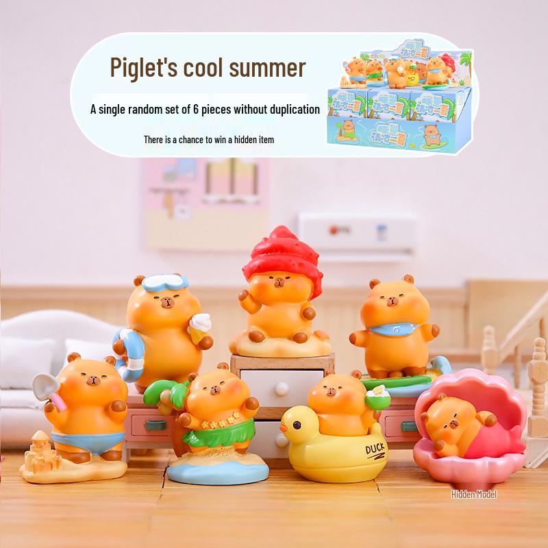 Mythische Tier-Serie: Antike neunschwänzige Fuchs Blind Box Figur zur Schlafzimmerdekoration