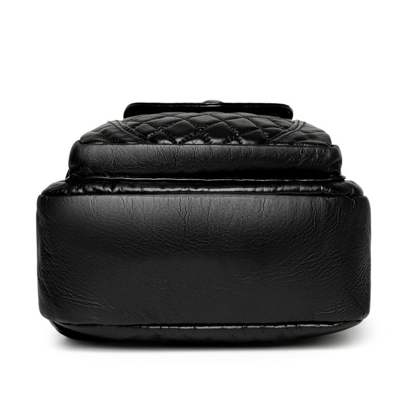 Soft Leather Shoulder Bag Women's Chest Bag Soft Leather Crossbody Bag Travel Satchel