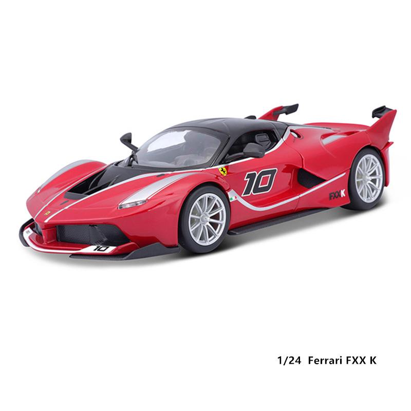 Bburago 1:24 2024 Ferrari 499P LMH FORMULA RACING 250GTO FXXK 458 Alloy Luxury Vehicle Diecast Cars Model Toy Collection Gift