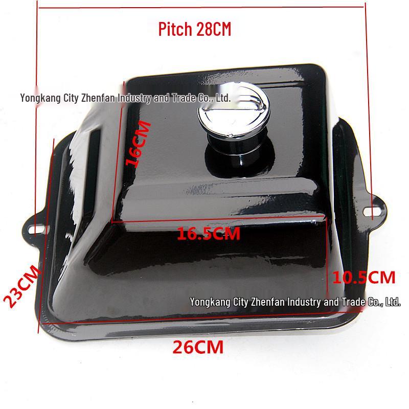 ATV Modified Fuel Tank for 110-250cc Beach Buggy - Iron Gas Can with Lid
