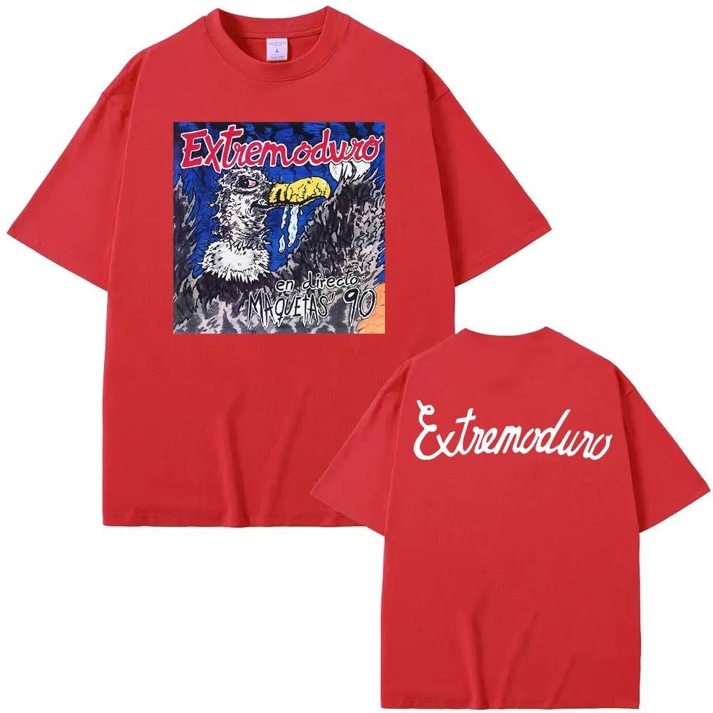 

Rock Band Extremoduro En Directo Maquetas90 Cover TShirt Men Women Gothic Classic Fashion Casual Streetwear T Shirts S