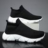 Fashion High-top Male Sports Shoes Slip-on Knit Trend 2025 Designer Sale Athletic Gym Miked Colour HikingTrekking Men's Casual Sneakers