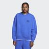 Nike X Stussy Acid Wash Crew Fleece (Asiatische Größen) Blaues Unisex Streetwear DR4426-480