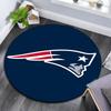 New England Patriots Pattern Round rug,Carpet Rug for Living Room Bedroom Playroom ,Non-slip Floor Mat,Holiday Gifts and Birthday Gifts.