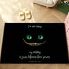 Anime C-cheshire Cat Carpet Bathroom Anti-slip Mat Door Mat Home Decoration Mat Entrance Door Mat Scratch-resistant Door Mat