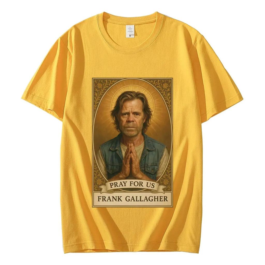 2026 Summer Fashion Tee TV Series Shameless Frank Gallagher Graphic Tshirts High Quality Fashion Short Sleeve T-shirts Men Women Casual Cotton T-shirt
