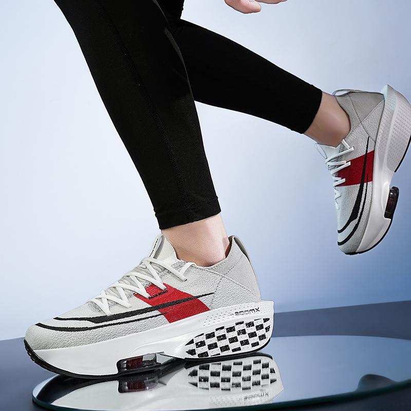 New Summer Air Cushion Casual Sports Shoes for Men and Women Breathable Running Shoes for Lightweight MD Sole Sneakers
