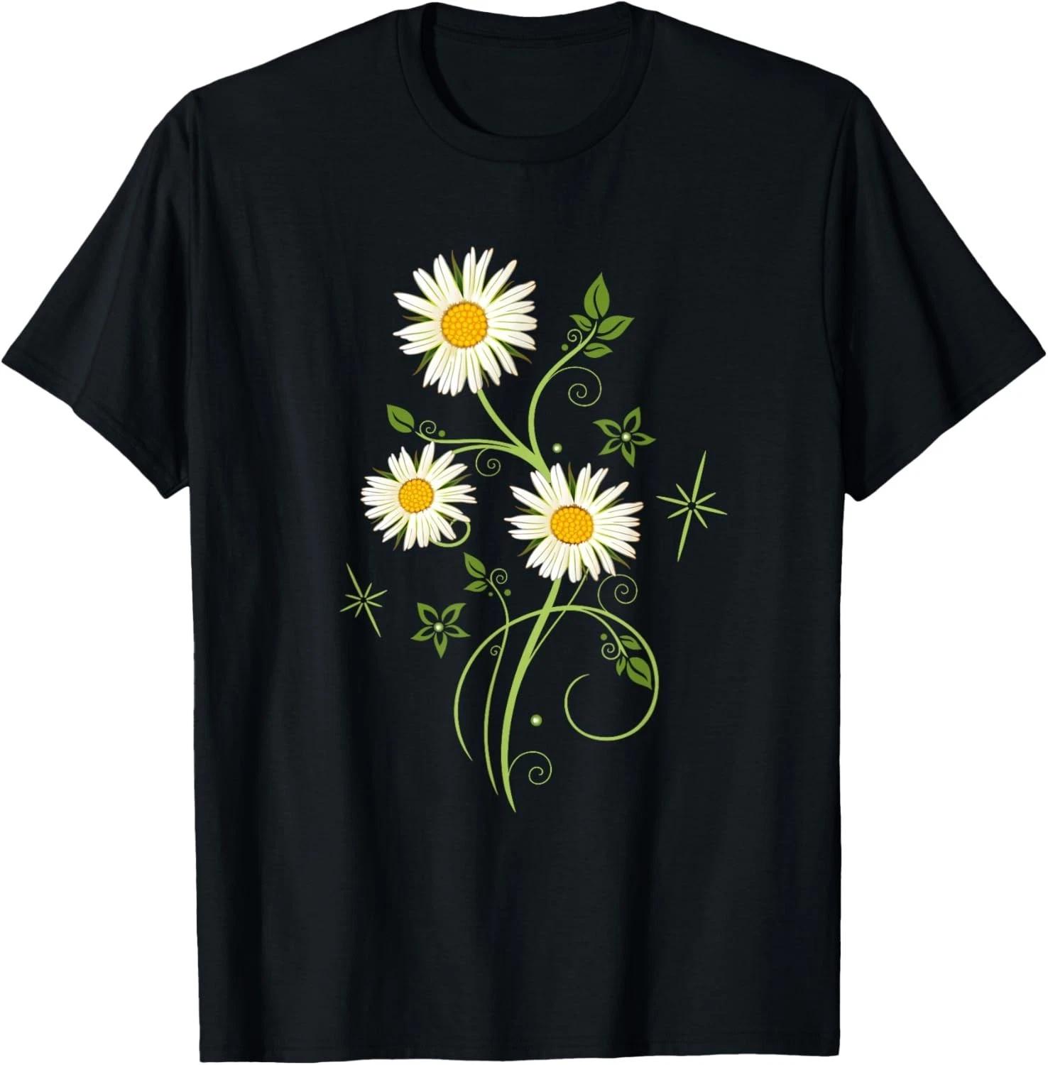 

Marguerites Daisy Spring T-Shirt Summer Daisies Flower Gift Unisex T-Shirt S