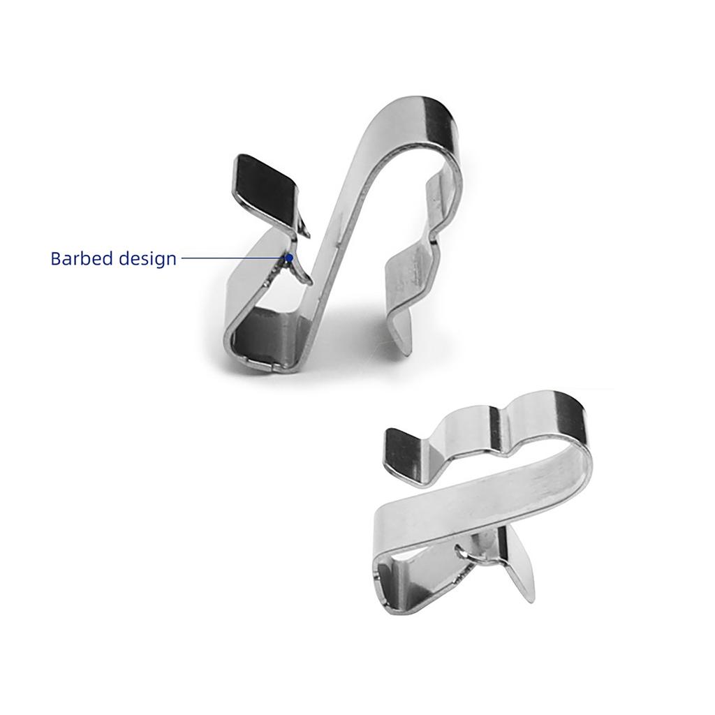 PV Cable Management Clamps Steel Wire Holders Trailer Wiring Clip Photovoltaic Wire Organizers Cable Management Clip