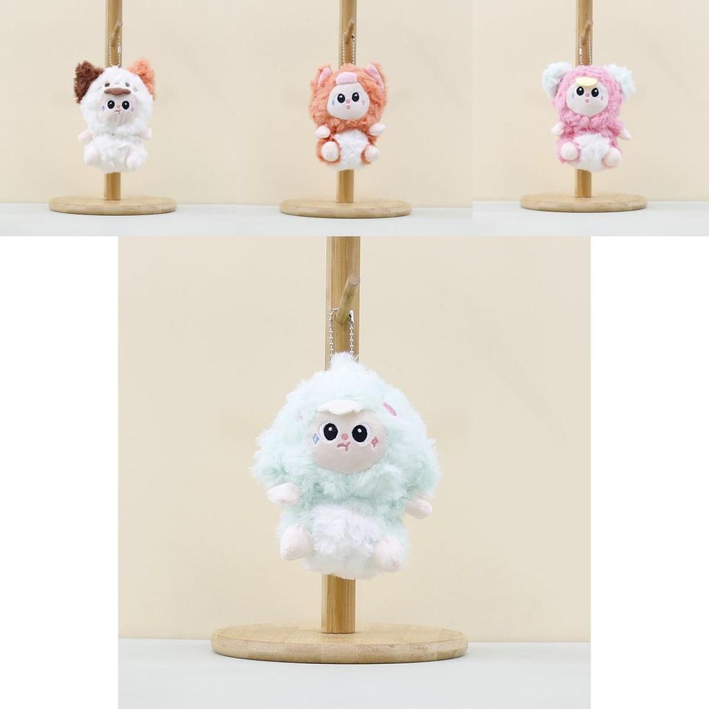 Fun And Cuddly Animal Plush Doll Keychain In Various Cute Colors For Kids