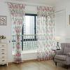 Romantischer Blumen Schlafzimmer Wohnzimmer Tüll Fenstervorhänge Heimdekoration Vorhang Transparente Vorhänge