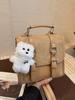 2025 Women's Retro British Style Color Block Backpack: High-End, Versatile, Small Travel Bag